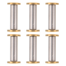 6Pcs Golden Stainless Steel Handle Screws Durable DIY Fasteners