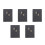 5Pcs Elegant 2025 Schedule Planner Black Notebook for Office Use 1