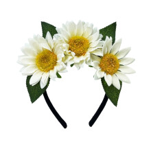 Sonnenblumen-Haarreif, Blumenkrone für Frauen und Teenager, stylisches Haaraccessoire für Partys und Musikfestivals