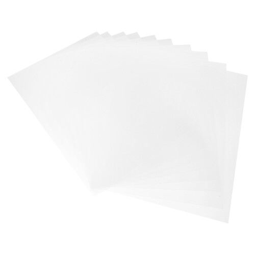 10Pcs Transparent PVC Light Filter Sheets Durable Teaching Film Sheets