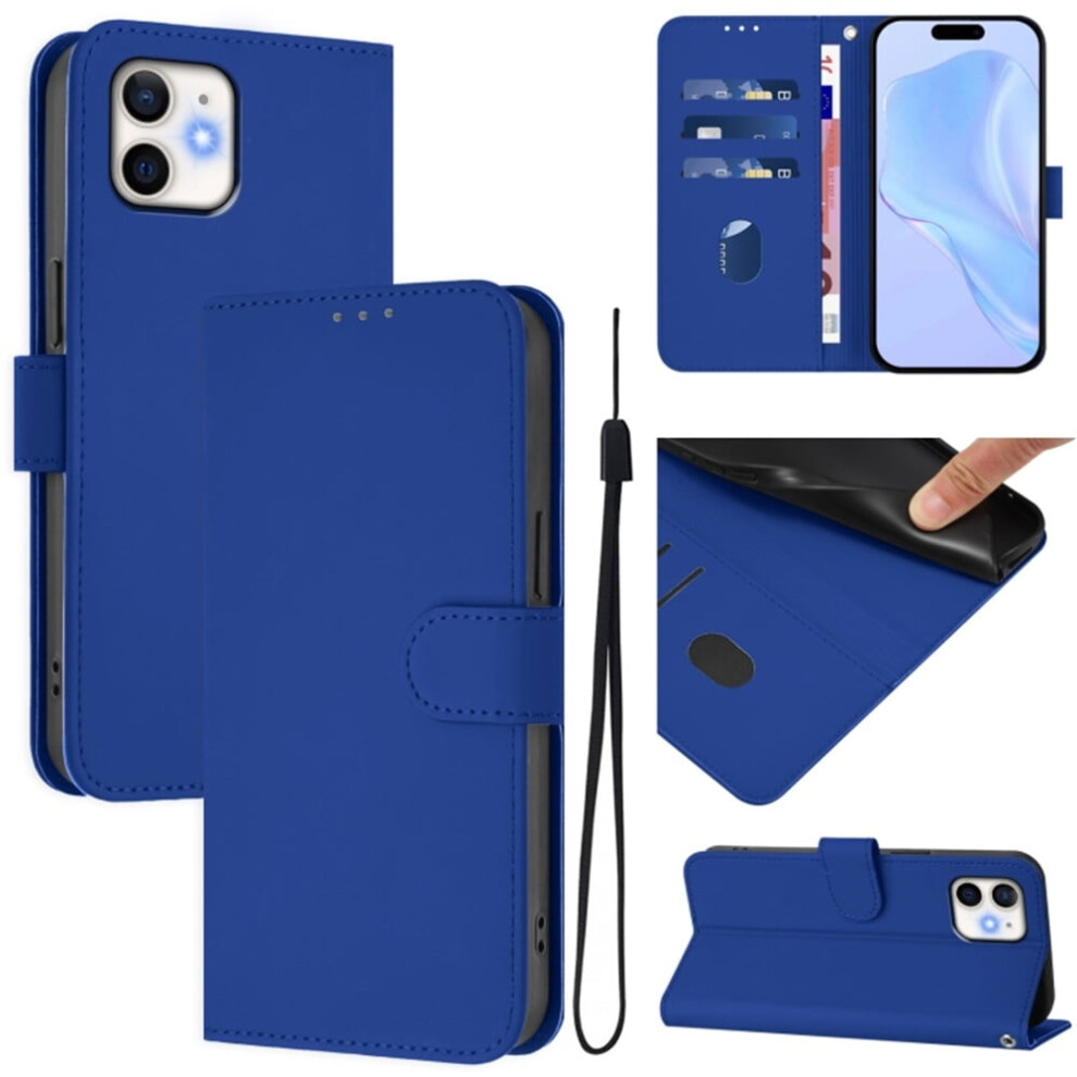 Pu Leather Wallet Case For Iphone 12 Mini With Dark/Blue 913211565261