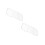 2Pièces Grille Friture Acier Sûr Four Réutilisable Argenté 5