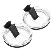 2St Zwarte Vervangende Lids Voor Tumbler, Dranken Warm of