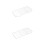 2Pièces Grille Friture Acier Sûr Four Réutilisable Argenté 9