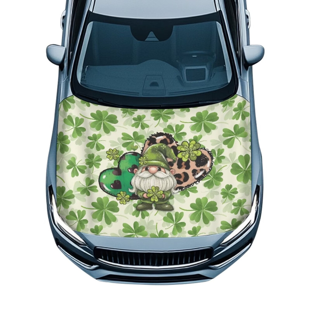 Clover Car Hood Cover For St. Patrick's Day Â Stretchable 913211568156