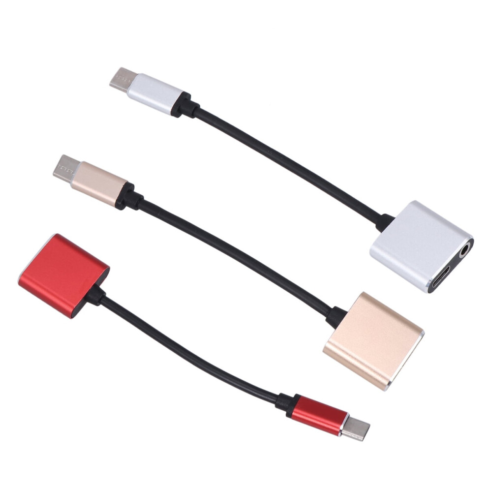 Mlins 3.5Mm Usb C Charger Headphones Wired Type-C Earphone Adapter 9353595652378