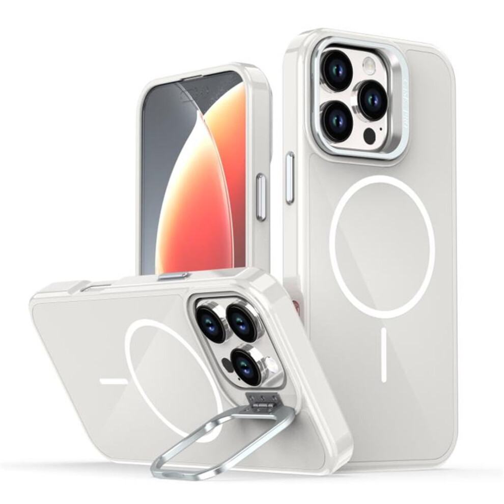 Iphone 15 Pro Slim Frosted Case With Magsafe White 9122141656487