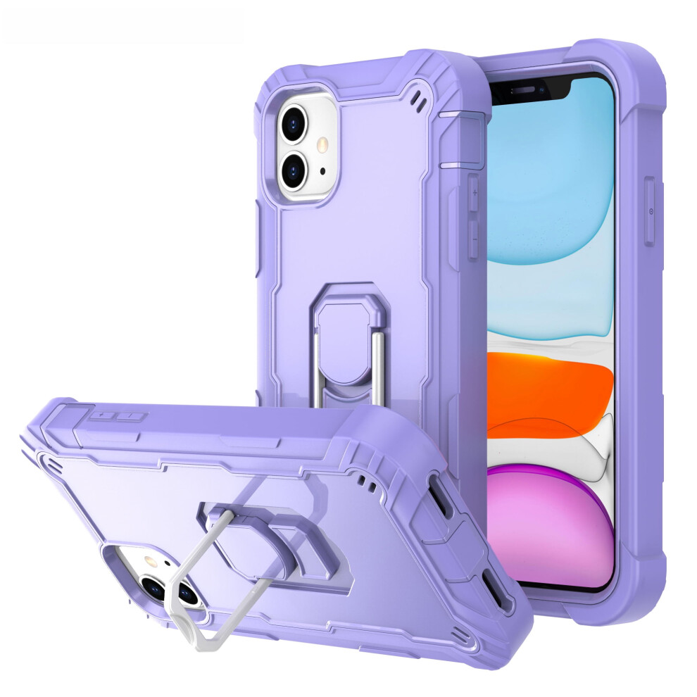 Iphone 11 Case 6.1 Inch 3-In-1 Shockproof Rugged Purple 975221401090