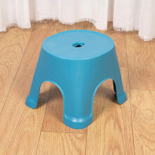 Plastic Step Stool – Portable, Thickened, Lightweight & Sturdy Seat for Living Room, Bathroom, Kitchen (Blue)