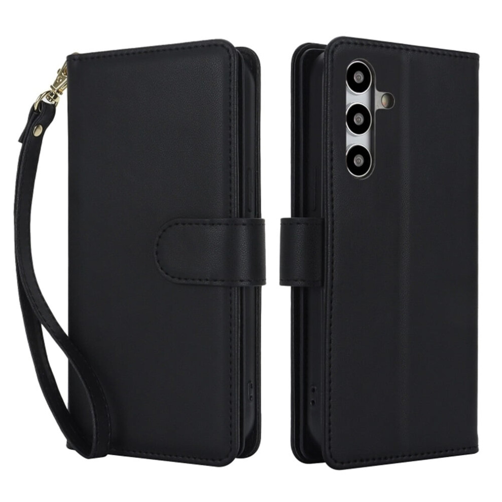 Compatible With Samsung Galaxy S24+/S25+ 5G 6.7" Leather Magnetic Flip Wallet CaseâRfid Blocking, Card Slots, Kickstand, Anti-Drop Tpu, Detachable 9193271099093