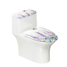 Capac de toaletă din poliester pentru băi moderne, set de capace de toaletă, se potrivește tuturor formelor de toaletă, set de 2 buc.