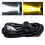 ROCKROK ATV Work Light Wire Switch Harness Headlight Wire Cable Power On Off Waterproof 1