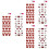 6Sheets DIY Heart Shape Stickers Creative Self-Adhesive Gift Decals 7