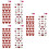 6Sheets DIY Heart Shape Stickers Creative Self-Adhesive Gift Decals 8