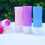 5Flacons De Voyages En Silicone Rose Distributeurs Liquides Sûrs 6