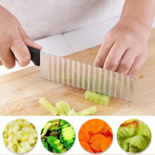 Crinkle Cutter Mandoline & Slicer, Stainless Steel, 24 x 4 cm