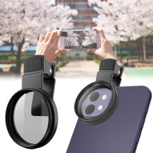 52mm Clip-On CPL Polarizer Filter for Phones – HD Anti-Reflective Circular Polarizer for Mobile Cameras