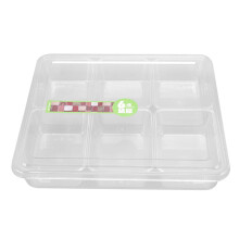 Glossy & Easy to Clean Non Slip Bottom Containers, Heat Resistant Large Capacity for Freezable Baby Food Trays