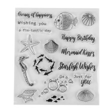 DIY Production Clear Stamps For Photo Album Decoration, Easy To Use Reusable Rubber Stamps Set For Paper Crafting And Creative Journaling Projects