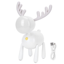 Cute Cartoon Deer Shape Design Nightlight, Floating Playful Design Shelves with Adjustable Brightness, Tap Activation Lamp for Easy Control in Kids
