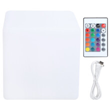 Portable Color-Changing Decor, Rechargeable RGB Night Light For Suitable Indoor & Outdoor Use, Waterproof Ambient Lamp With Remote-Controlled Mood