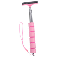 Pink Telescopic Car Rearview Mirror Cleaner Durable Water Wiper