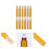 24Pcs Light Brown Empty Roller Bottles for Liquids Easy Refill 7