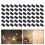 200Pièces Accessoires DIY Black Glands Pour Câbles 8