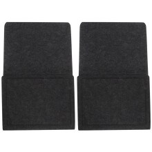 2Pcs Premium Felt Bedside Storage Organizer Hanging Bag