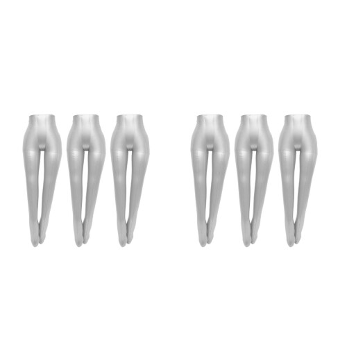 6St Opblaasbare Dames Mannequin Torso Voor Kledingpresentatie