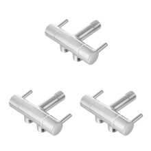 3Pièces Connecteur Té Robinet En Cuivre Durable Pour Douche