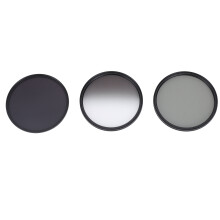 3 in 1 Camera Filter Set ND8 CPL GND 77mm Aluminum Glass