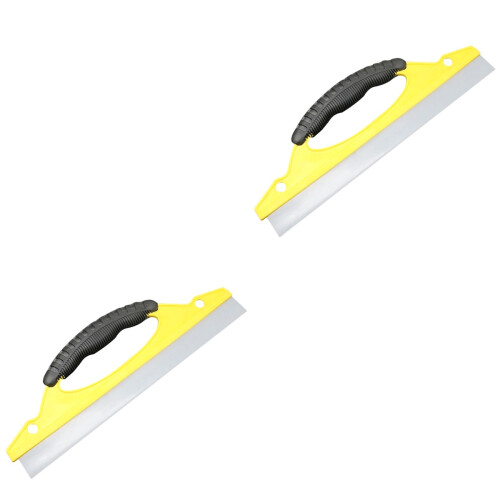 2St Efficiënte Gele Wiper Voor Ramen Met Comfortabele Grip 2