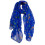 (Blue) Colourful Skull Print Lightweight Scarf 1