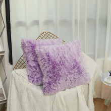Kussenhoezen van imitatiebont, zachte pluche sierkussenhoezen, gezellige winterse sierkussenhoezen voor bank, fauteuil, bed en woonkamerdecoratie.