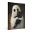 Vintage Halloween Μαύρη Γάτα & Φάντασμα σε Καμβά – Γοτθική Ρετρό Αφίσα Τρόμου για Σαλόνι, 1