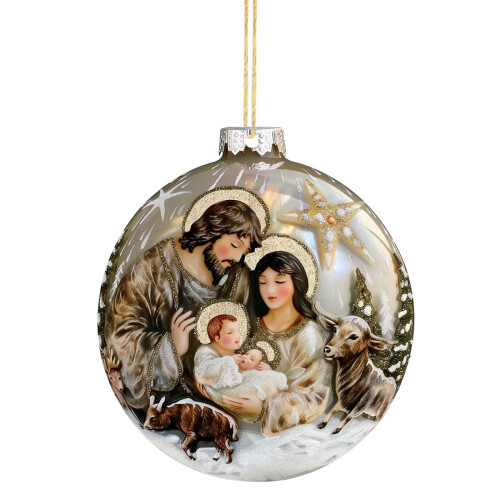 Ακρυλικό κρεμαστό στολίδι Christmas2D με θέμα τη γέννηση του Χριστού για δέντρο,