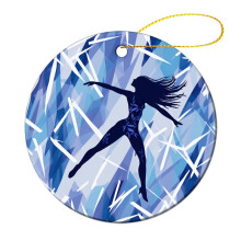 Ornamenti invernali per albero di Natale, decorazioni natalizie a tema ginnastica, decorazioni per la casa, decorazioni per l'albero di Natale,