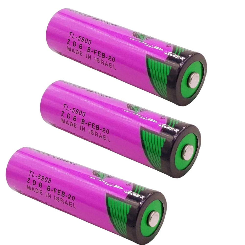 (3-Pack) Tl-5903 Battery/Sl-360 3.6V 2400Mah 6Es7971-0Ba00 For Siemens S7-400 Plc And For Tadiran Tl-5903 9551475494654