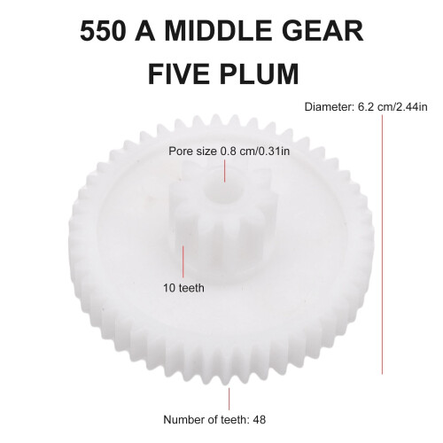 Plastikgear til gearkasse 550 og 390 Elbil til børn