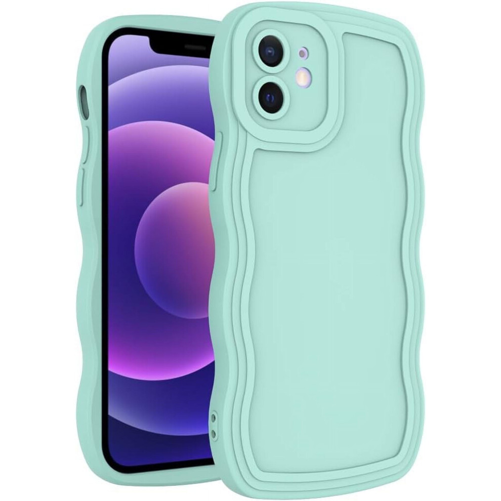 Cute Wavy Edge Silicone Case For Iphone 16 (6.1") Â Slim, Shockproof, Camera Protection, Compatible With Iphone 16 9340959404582