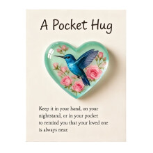 Porte-cartes-cadeaux colibri et fleurs, présentation de cartes sur le thème de la nature, pochette à cartes à motif floral, pochette pour