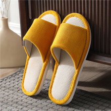 Pantoufles en lin Willtoo pour femme, couple, silencieuses, toutes saisons, orthopédiques, en coton et lin.