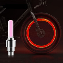 Lumini LED pentru roți activate de mișcare, pachet de 2, lumini impermeabile pentru jante cu senzor de vibrații, instalare ușoară, compatibile