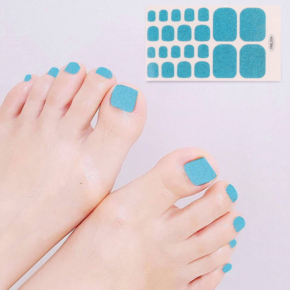 8 Sheets Nail Strips Sticker Nails Art Stickers Party