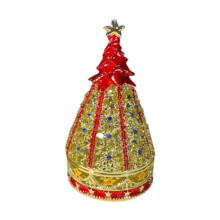 Treasured Trinkets Keepsake Box,A Surprise Gift Christmas Decor,Christmas Tree Jewelry Trinket Box,Christmas Tree Decorative