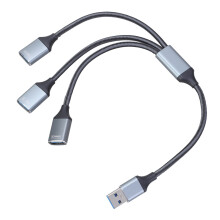 Cablu adaptor USB mascul cu 1xUSB3.0 și 2xUSB2.0 Port Splitter pentru laptop TV PowerBank