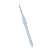 Agujas de tejer a crochet con mango suave, herramienta para tejer, accesorios de costura DIY, 5,5 mm