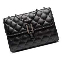 Dámska prešívaná crossbody kabelka z PU kože, taška cez rameno, estetická kabelka s retiazkovým popruhom, taška cez rameno, ležérna