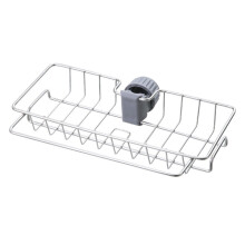 Detachable Suspended Drainage Frame, Large Stainless Faucet Rack & Sponge Holder – Compatible with Kitchen/Bath